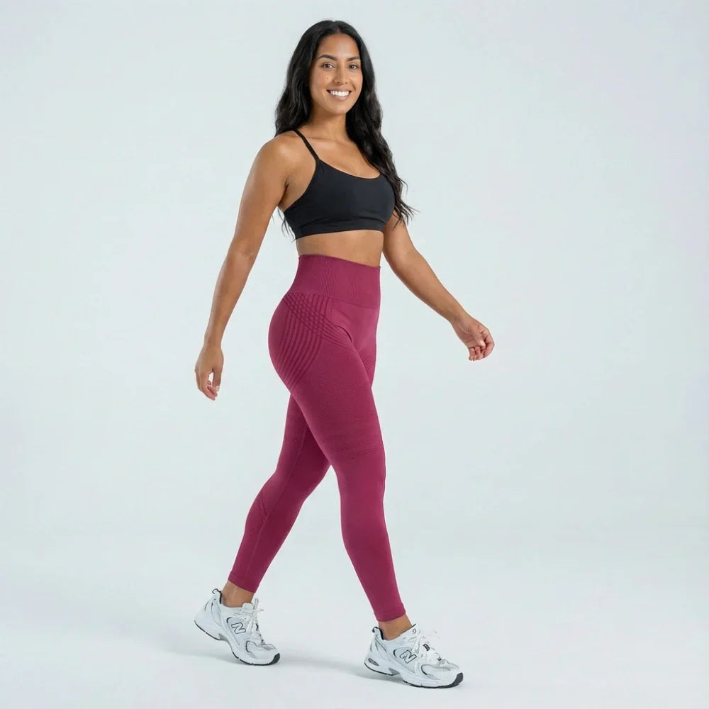 Cellumove 3D Leggings - Burgundy