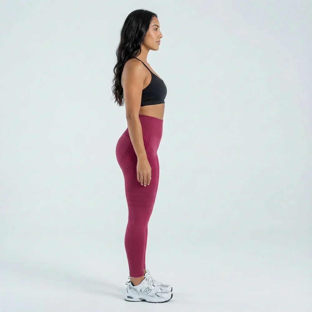 Cellumove 3D Leggings - Burgundy