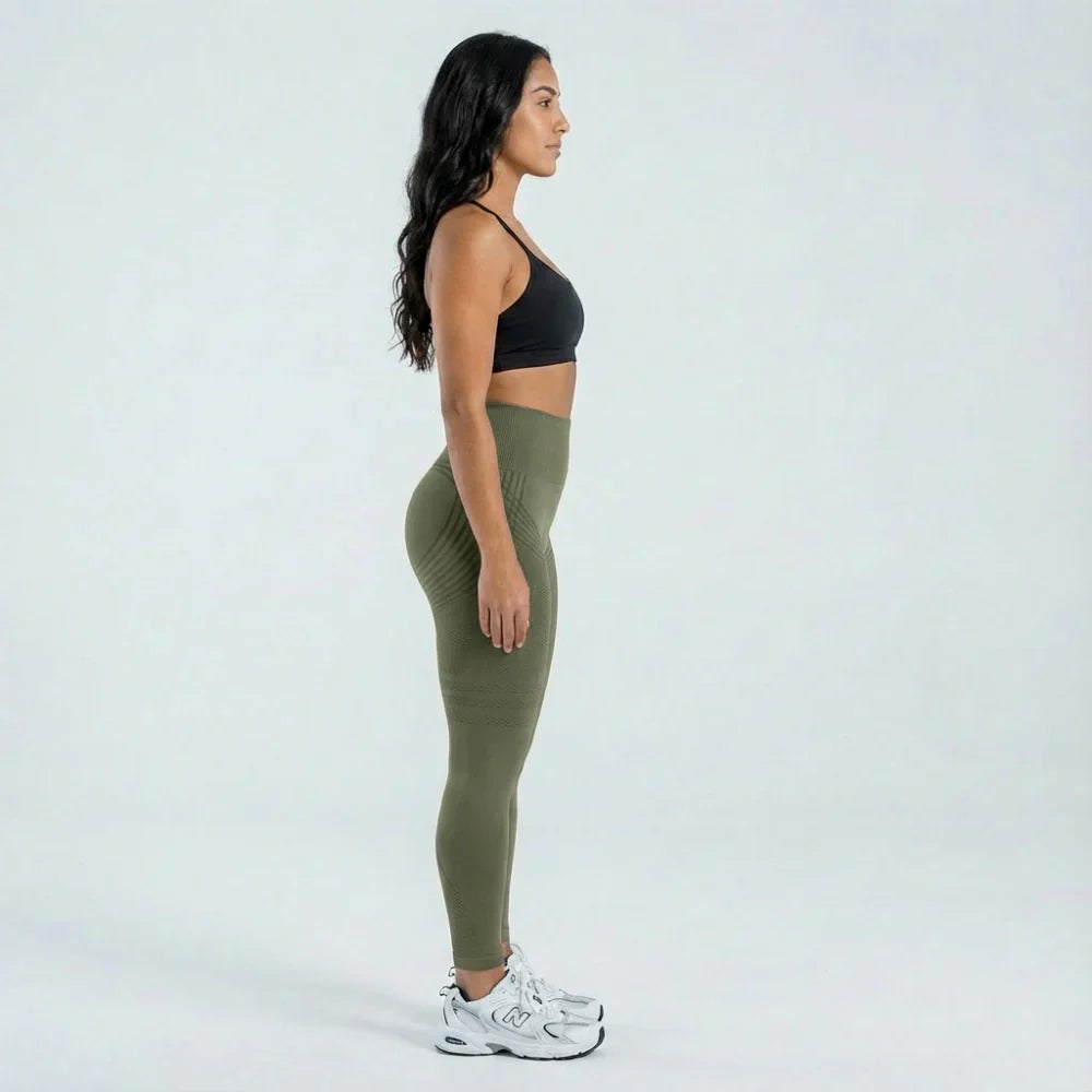 Cellumove 3D Leggings - Army Green